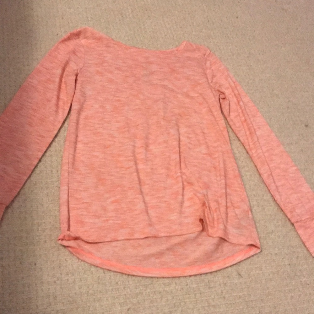 Champion coral girls long sleeve athletic shirt